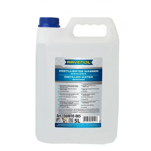 [RAVCOOL002] AGUA DESTILADA RAVENOL 5lt